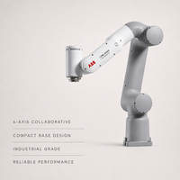 Cobot ABB GoFa CRB 15000, charge utile 12 kg, portée 1,27 m, ultra-précision pour le collage, le scellement, la soudure laser et la découpe.