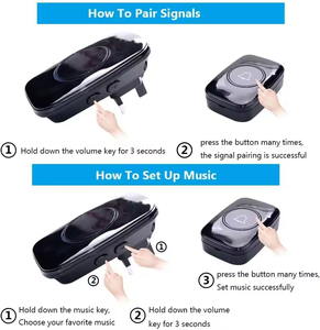 Long-Distance <strong>Wireless</strong> <strong>Home</strong> Doorbell <strong>System</strong> with Electronic Remote Control One-to-One <strong>Audio</strong> Door Phone with No Logo Caller - Product Image 5