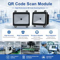 Module de lecteur de codes-barres automatique pour distributeur automatique, scanner de codes QR 2D et codes-barres 1D, USB RS232 UART, module de lecteur de codes QR intégré