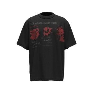Camiseta de Verano de Alta Calidad, Estilo Hip-Hop Urbano, Marca de Moda, Estampado Oscuro, 100% Algodón, Transpirable, Anti-Pilling, Manga Corta - Product Image 6