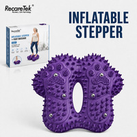 Yan Bacak Antrenoru Stepper Inflatable Stepper Alat Olahraga untuk Penggunaan di Kantor Penyimpanan Mudah Logo Kustom Alat Terapi Magnetik