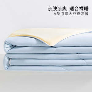 Summer Cooling <b>Quilt</b> Soybean Fiber Filling Nylon Core Single Size Thin Air Conditioned Dormitory Use - Product Image 3