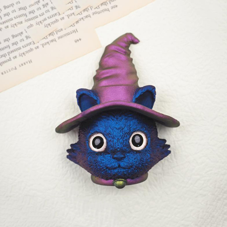 DIY Halloween Witch Cat Lolita Demon Cat Head Pendant Molds