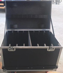 Cassa in alluminio a cremagliera con miscelatore obliquo in alluminio da strada cassa da mosca Cabinet in alluminio con ruote 4 pz - Product Image 6