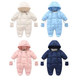Newborn <strong>Baby</strong> Rompers <strong>Winter</strong> Long Sleeve <strong>Baby</strong> <strong>Clothes</strong> Soft Fleece Warm <strong>Baby</strong> Jumpsuits 6-18 Months - Product Image 4