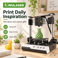Mini imprimante 3D FDM éducative, volume d'impression 100 mm, PLA 1,75 mm, imprimante de bureau compacte, impression à une touche, pour étudiants et projets DIY