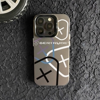 Coque de téléphone PC de créateur Gertrude Hulls pour iPhone 7 8 XR XS 11 12 13 14 Mini, coque pour iPhone 17 pour l'Europe