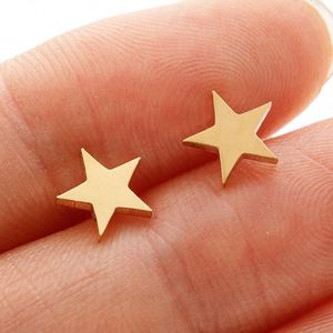 <b>Top</b> Fashion Cute Star Design Stainless Steel Jewelry <b>Earrings</b> for Women - Product Image 4