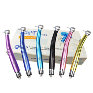 2/4 agujeros tres pulverizadores, Instrumentos dentales de manzana, pieza de mano dental colorida, turbina, pieza de mano de alta velocidad para dentista - Product Image 2