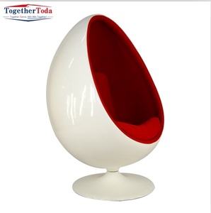 Sillón Burbuja Giratorio Creativo en Forma de Huevo, de Plástico Reforzado con Fibra de Vidrio, para Sala de Estar o Hotel - Product Image 6