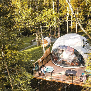 Factory Price and Business Diameter <b>7</b> m Dome Tent Luxurious Hotel Outdoor Waterproof UV Resistance <b>Fire</b> Cool Resistance - Product Image 3