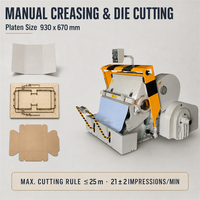 Machine de découpe et de pliage ML930 pour boîtes en carton, emballages de pizza, cartons ondulés, feuilles d'autocollants, puzzles