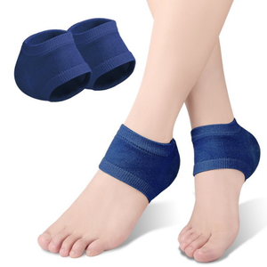 Chaussettes hydratantes à talon, chaussettes à bout <span class=keywords><strong>ouvert</strong></span>, Gel fissuré, pieds sans orteils, réparation de talon, chaussettes pour femmes, pieds secs durs craquelés - Product Image 2
