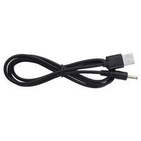 Cable de Carga USB DC 12V 3A con Conductor de Cobre y Aislamiento de PVC para Electrodomésticos y Computadoras, Tamaños 5.5/4.0/3.5/2.5mm