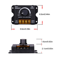 ESann DC 5V 12V 24V 30A 720W Interrupteur manuel à télécommande, variateur LED, bande LED 5050 3528, réglage de la luminosité