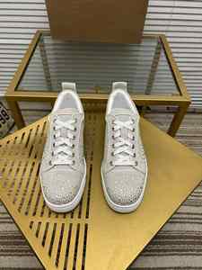 Famous Brand Men's Women's Luxury Designer Sports Walking Shoes Red Soles Cleat 2026 Suede Cushioning Anti-Odor <b>Sock</b> Closure All - Product Image 2