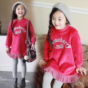 Nouvelles Robes de Soirée Formelles Occidentales pour Filles, Design Moderne, Taille Empire Rouge, pour Enfants - Product Image 3