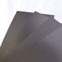Rouleau de feuille rigide en PVC noir 0,3 mm 0,5 mm 1 mm 2 mm 3 mm, feuille plastique mate ou brillante pour thermoformage