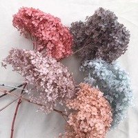 Bunga hidrangea sentuhan asli untuk dekorasi pernikahan dan rumah bunga Hydrangea