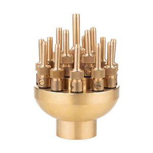 Fuente de <span class=keywords><strong>Agua</strong></span> de Alta Calidad Water Crown, Material de Cobre, Múltiples Tamaños Ajustables, Boquillas de Tres Niveles, Montaje en Suelo, Fácil Instalación - Product Image 2