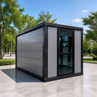 Casa Contenedor Plegable de 20 pies, Instalación Rápida, Casa Prefabricada Plegable, Mini Casa Móvil, Dormitorio Temporal