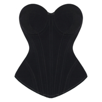 Corset bustier en velours sans bretelles, à lacets, avec soutien-gorge intégré, pour le maintien de la taille et la compression abdominale, grande taille