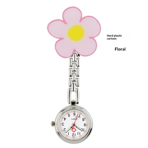 Reloj de Enfermera <span class=keywords><strong>con</strong></span> Diseño de Dibujos Animados en Acrílico, Lindo Reloj de Bolsillo <span class=keywords><strong>con</strong></span> Diseño de Animales, Movimiento de Cuarzo, Venta al Por Mayor - Product Image 1