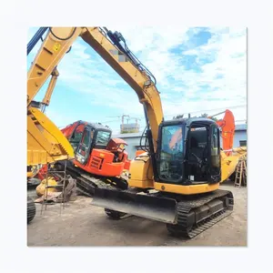 CAT308-Mini excavadora agrícola de segunda mano, miniexcavadora agrícola de gran uso con accesorios de cubo a la venta