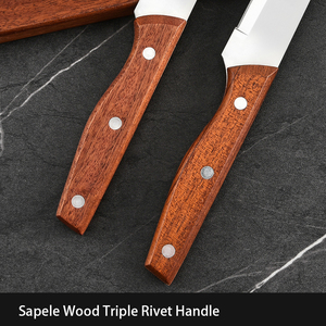 7 "slicing dao, Samurai loạt brisket dao cho thịt cắt với Sapele xử lý, thịt khắc dao cho BBQ brisket gà tây ham - Product Image 5