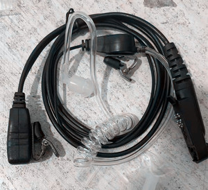 Auricular PTT manos libres con tubo acústico compatible con radio bidireccional <span class=keywords><strong>Inrico</strong></span> <span class=keywords><strong>T310</strong></span>, micrófono de repuesto para seguridad - Product Image 5