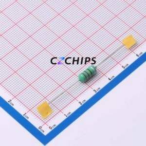 Inductor de Anillo de Color PDSH0512I-221K / Componente de Orificio Pasante (THT), D5xL12.5mm 220uH 10% 420mA - Product Image 1