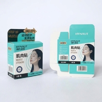 Boîte en carton pliable en papier blanc avec logo personnalisé d'usine, emballage de produits médicaux et de soins de santé