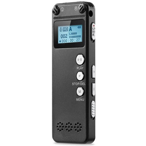Enregistreur vocal numérique 8 Go noir, lecteur MP3 stéréo bidirectionnel, stylo d'enregistrement pour étudiants et réunions - Product Image 5