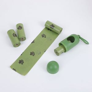 <b>Compostable</b> Dog Poop Bags Cornstarch Biodegradable Pet Waste Rolls Custom Manufacturer Wholesale - Product Image 5