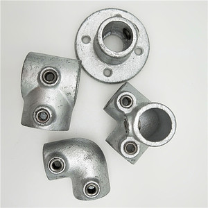 Abrazaderas de llave de revestimiento galvanizado grueso Abrazadera de llave de ajuste para barandillas de seguridad - Product Image 5