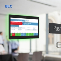 Personalizado 13,3 pulgadas LCD pantalla táctil Android Tablet montaje en pared POE LED barra de luz sistema de reserva 2GB nuevo para sala de reuniones de conferencias
