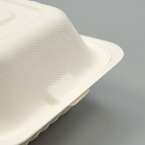 Mạnh mẽ phân hủy sinh học bã mía bữa ăn hộp tràn bằng chứng container mỡ kháng hộp <span class=keywords><strong>nestable</strong></span> thiết kế - Product Image 4