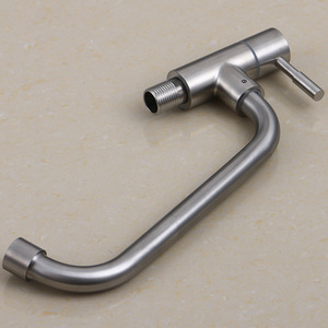 Grifo de Cocina de Acero Inoxidable 304 de un Solo Grifo y Montaje en Pared, Diseño Moderno, Fácil Instalación - Product Image 2