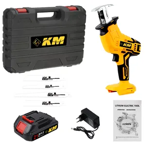 KM Rechargeable Electric Portable Wood Cutting Machine Hand Power Tools Cordless Saber Saw