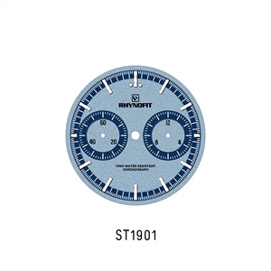 High-end Super luminoso BGW9 Logo personalizzato gabbiano ST1901/1902 cronografo con superficie sabbiata quadrante con 2 Sub-quadranti - Product Image 3