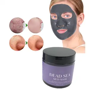 Atacado orgânica suave limpeza empresa delicada poros limpos rosto 24K ouro rosto carvão ativado máscara facial