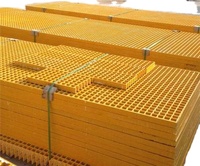 En gros 38*38*38mm FRP Grille Feuille Fibre De Verre Sol En Plastique pour Pigeon Ferme et Chantier De Construction Allée Portes Type FRP