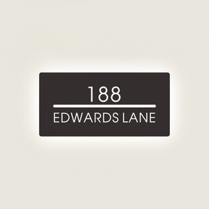<span class=keywords><strong>Plaque</strong></span> d'adresse lumineuse LED extérieure étanche Koncept Solar 3D pour publicité, numéros de maison - Product Image 1