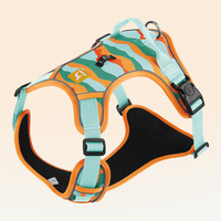 Harnais Réfléchissant Ajustable et Extensible pour Chien, Vente en Gros Direct Usine, avec Contrôle Facile, Logo Personnalisé, Camouflage pour Grands Chiens, Idéal pour l'Extérieur