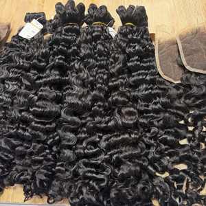 ผมมนุษย์แท้แบบพรีเมียม  ไม่ผ่านการแปรรูป  แบบเวอร์จิ้น  ลอนธรรมชาติ  ไม่หลุดร่วง  ไม่พันกัน  จัดส่งรวดเร็ว  ขนาด 10-30 นิ้ว สำหรับผู้หญิง - Product Image 4