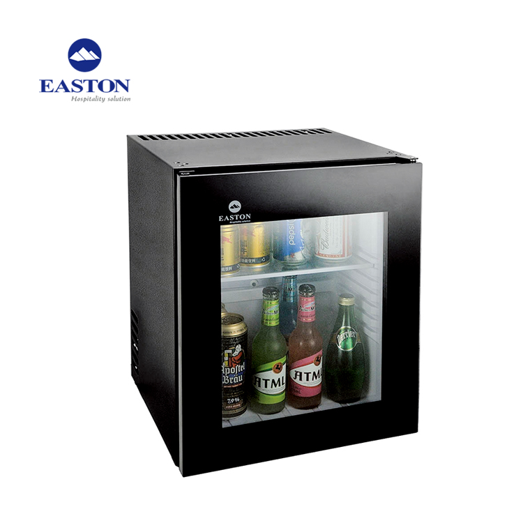 Регулируемые полки из закаленного стекла для поглощения гостиничного мини-бара на 30 л, безопасные и роскошные