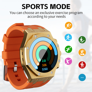Nouvelle arrivée Montre connectée AMOLED WS18, style mécanique, montre avec fonction téléphone BT, rappel intelligent, montre connectée sport pour hommes - Product Image 1