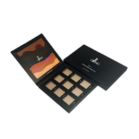 Boîte d'emballage cosmétique en carton, palette de fards à paupières vide, boîte de maquillage vide, boîte cadeau pour palette de fards à paupières, palette de rouge à lèvres