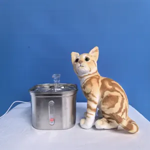 Fonte de água inteligente para gatos, dispensador de água inteligente com filtro de circulação automática, fonte de água para gatos, cascata interna