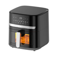 Friteuse à air électrique sans huile 7L au design moderne avec température réglable pour une friture saine et faible en gras